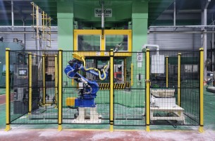 산업용 안전펜스 설치 사례 - 프로솔 사천공장 (2)